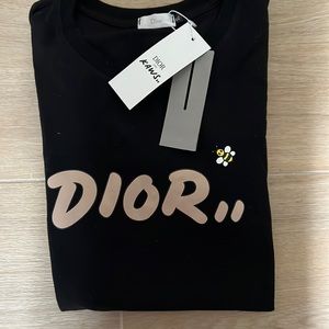 Dior X Kaws limited black t shirt XL new with tags